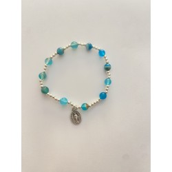 Bracelet élastique agate...