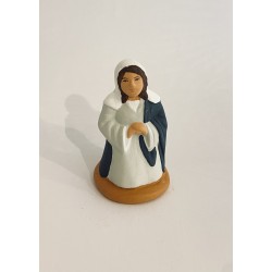 Vierge Marie à genoux bleu...