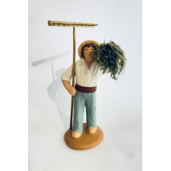 Homme au foin (faneur),...