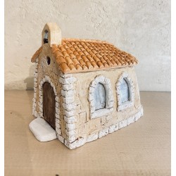 Eglise, décor de crèche...