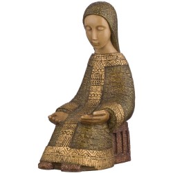 Vierge Marie verte crèche...