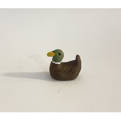 Canard col vert, santon de...