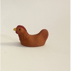 Poule qui couve rousse,...