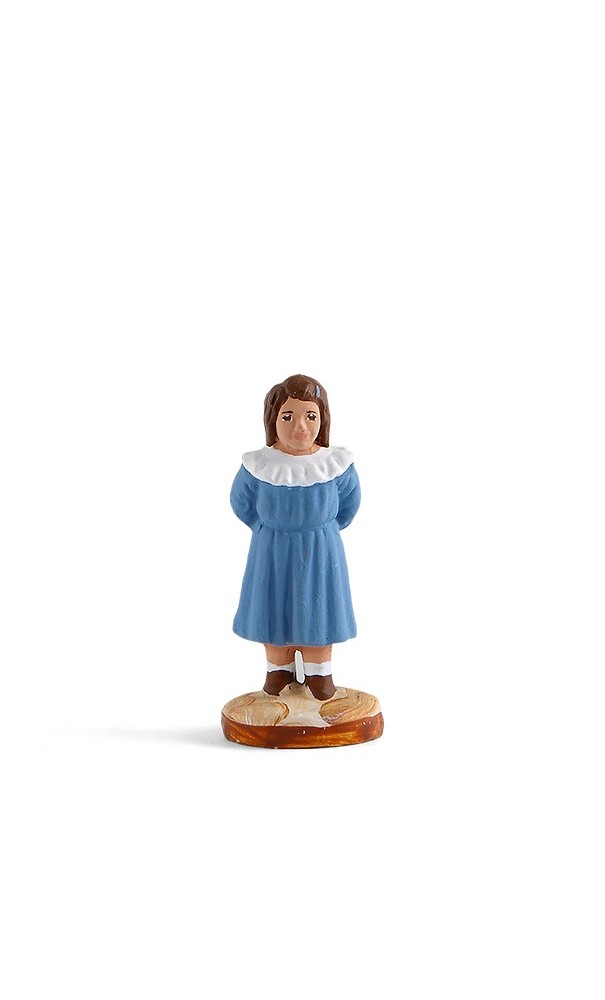 écolière bleue