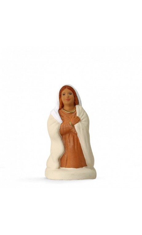 Marie à genoux