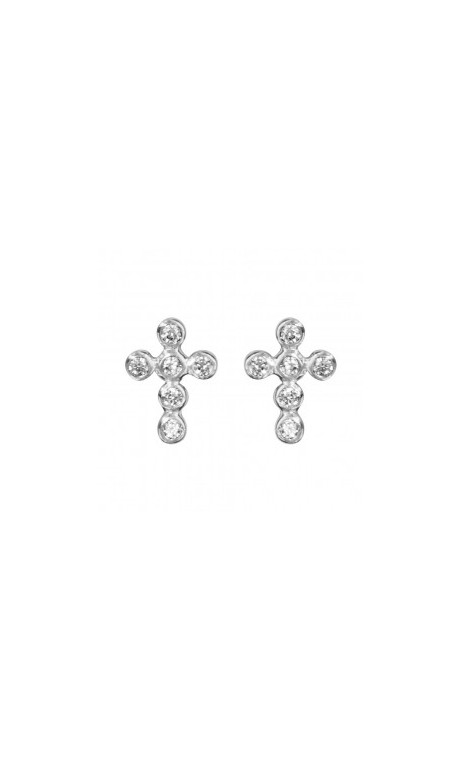 Boucles d'oreilles croix