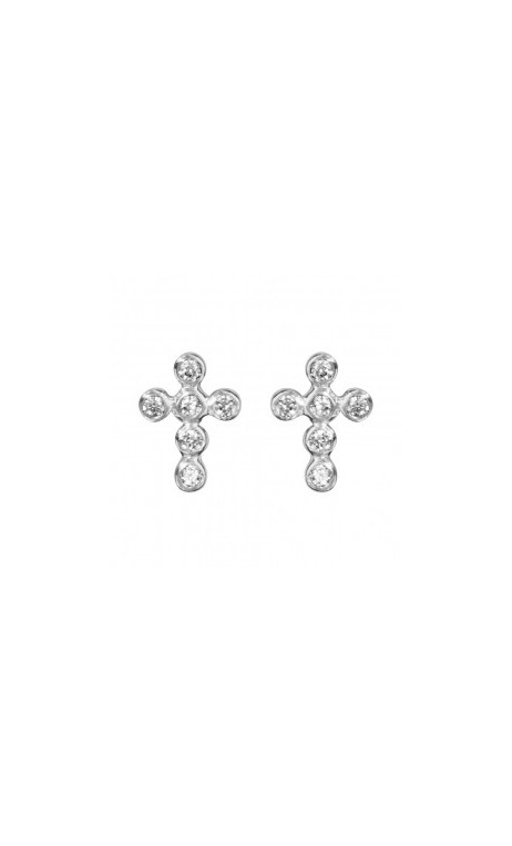 Boucles d'oreilles croix