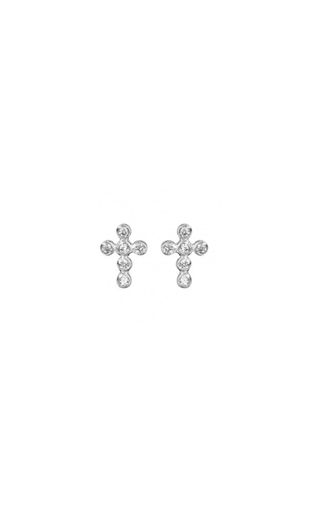 Boucles d'oreilles croix