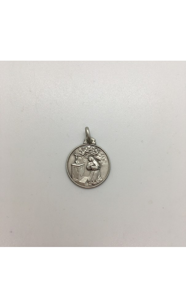 médaille Sainte Rita argent 18 mm