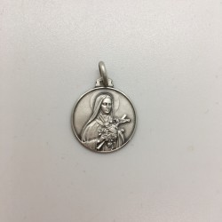 médaille Sainte Thérèse argent 18 mm