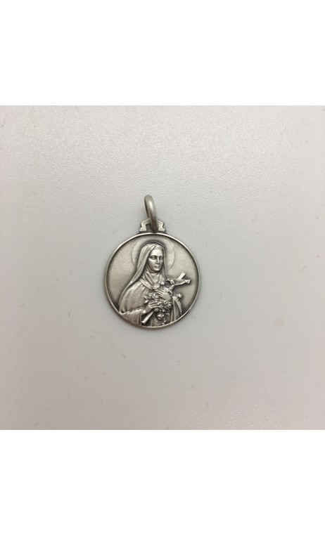 médaille Sainte Thérèse argent 18 mm