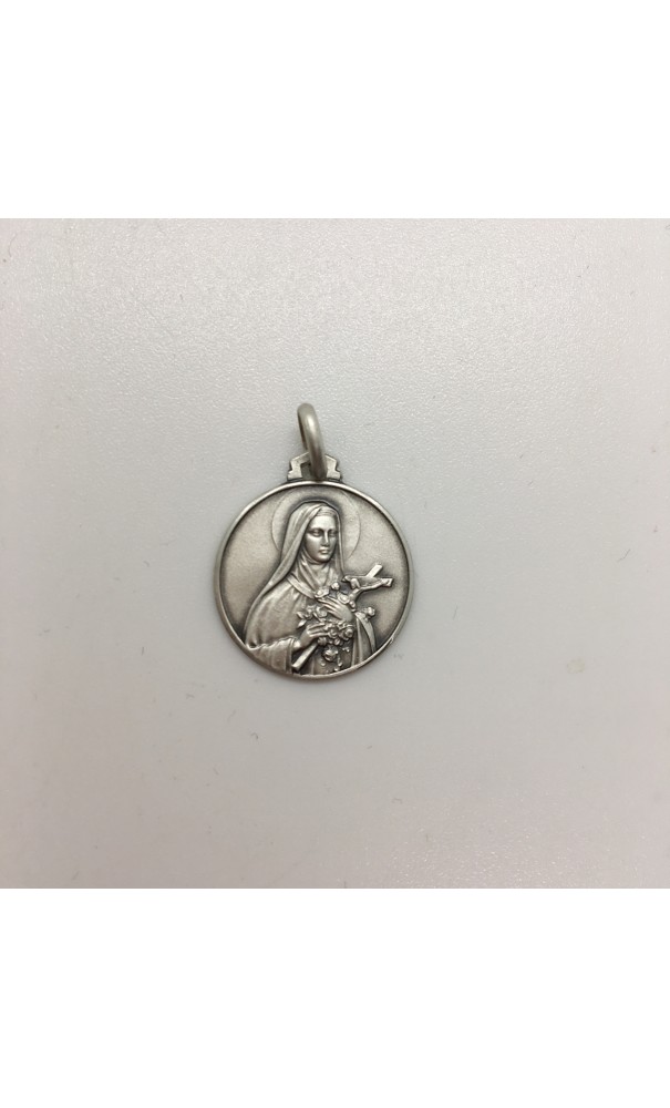 médaille Sainte Thérèse argent 18 mm