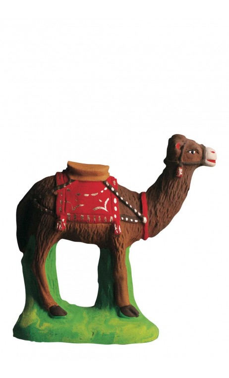 chameau debout rouge