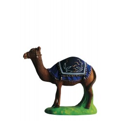 chameau debout bleu