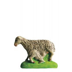 Brebis à l'agneau santon Marcel Carbonel 9cm