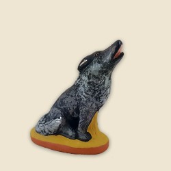 Loup, santon Fouque 9cm