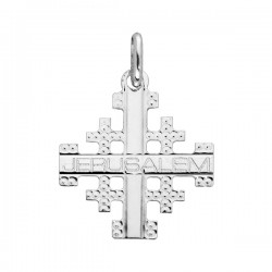 Croix de Jérusalem argent