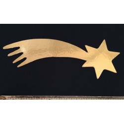 Etoile filante dorée