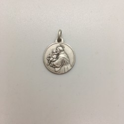 médaille Saint Antoine argent 18 mm