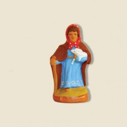 Bergère, santon Fouque 4cm