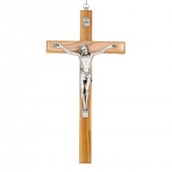 Crucifix en olivier avec...