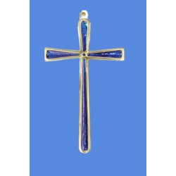 Croix murale bronze et...
