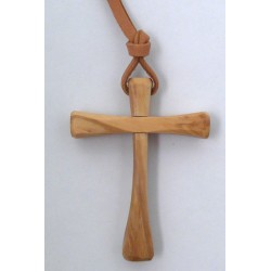 Croix d'aube en olivier 8 cm