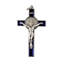 Croix saint Benoît métal et...