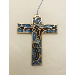 Croix murale bronze style...