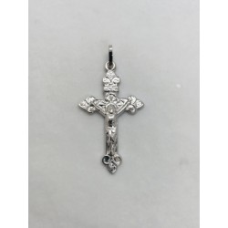 Croix argent avec Christ...