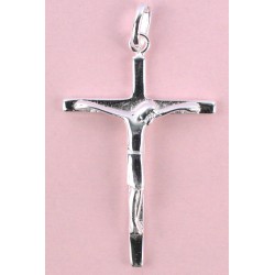 Croix argent stylisée