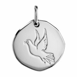 Medaille argent colombe