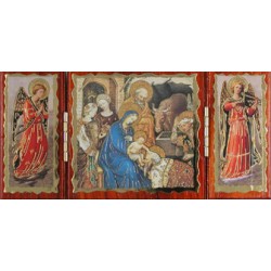 Triptyque icone Nativité