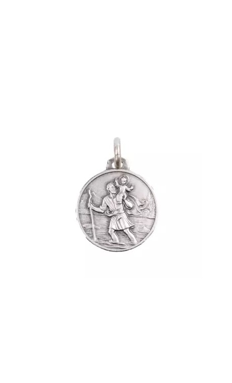 Médaille Saint Christophe en Argent