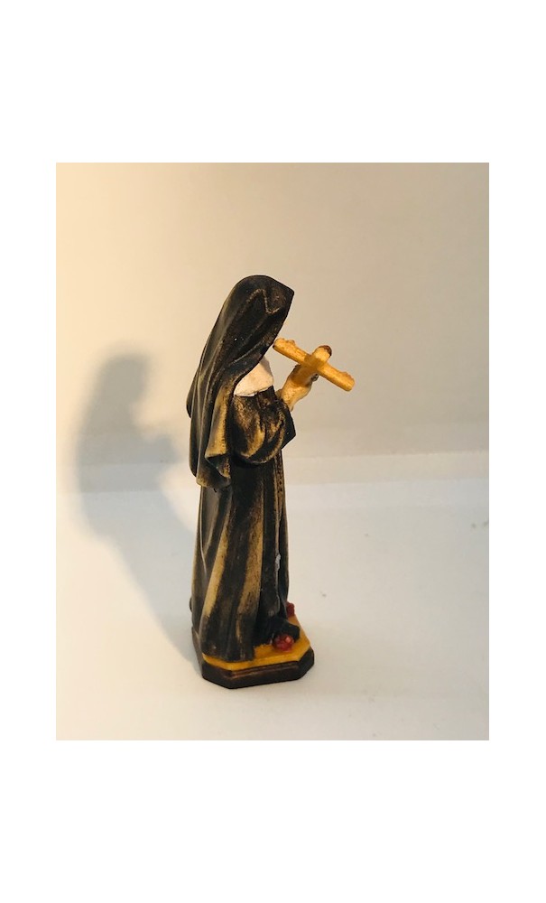 Statuette Africaine En Bois D'ébène - Le Songeur - Hauteur 10 Cm - Originale