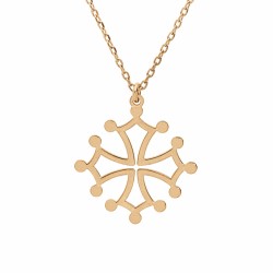 Collier avec croix occitane...